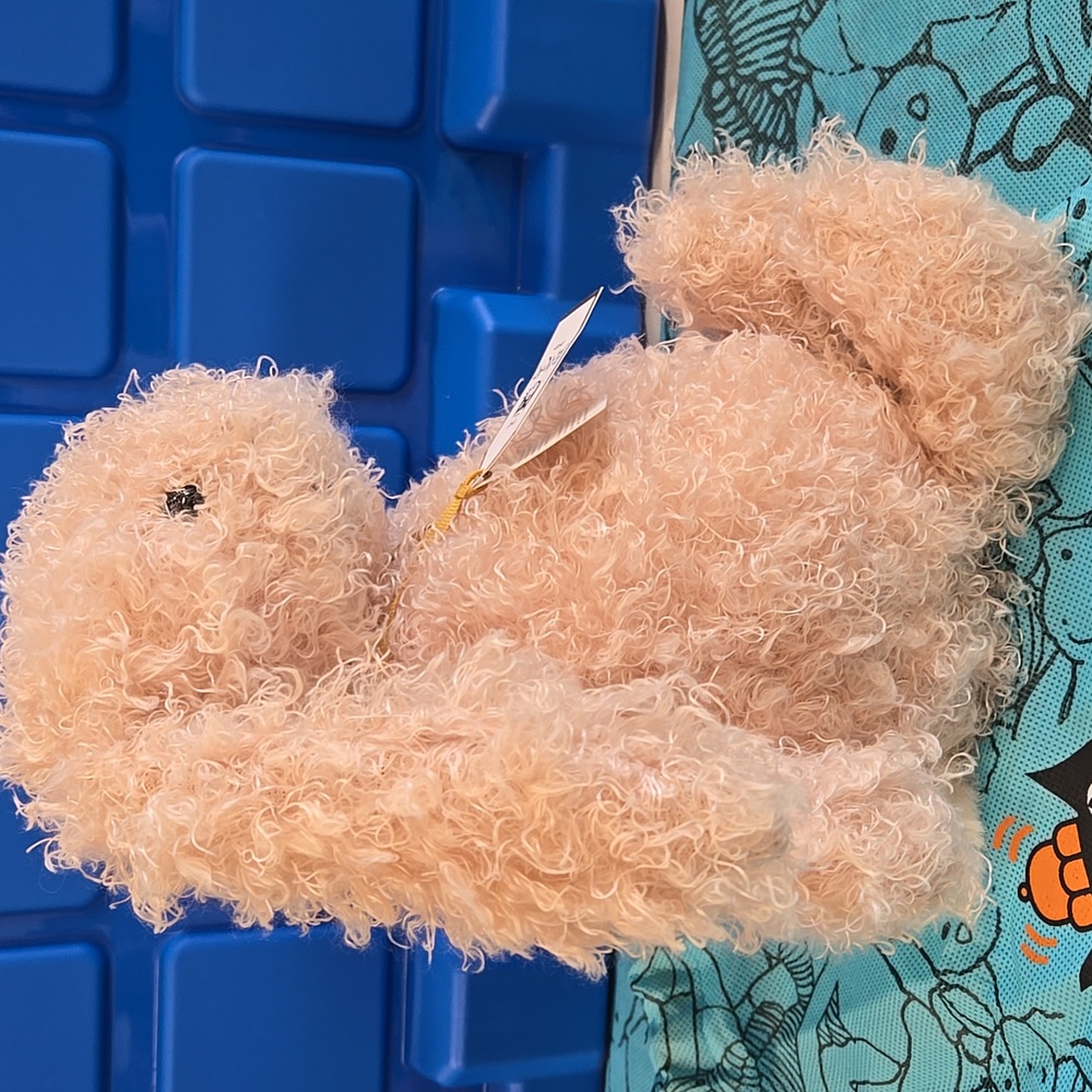 Jellycat Original Bashful Luxe Curly Bunny With Dust Bag